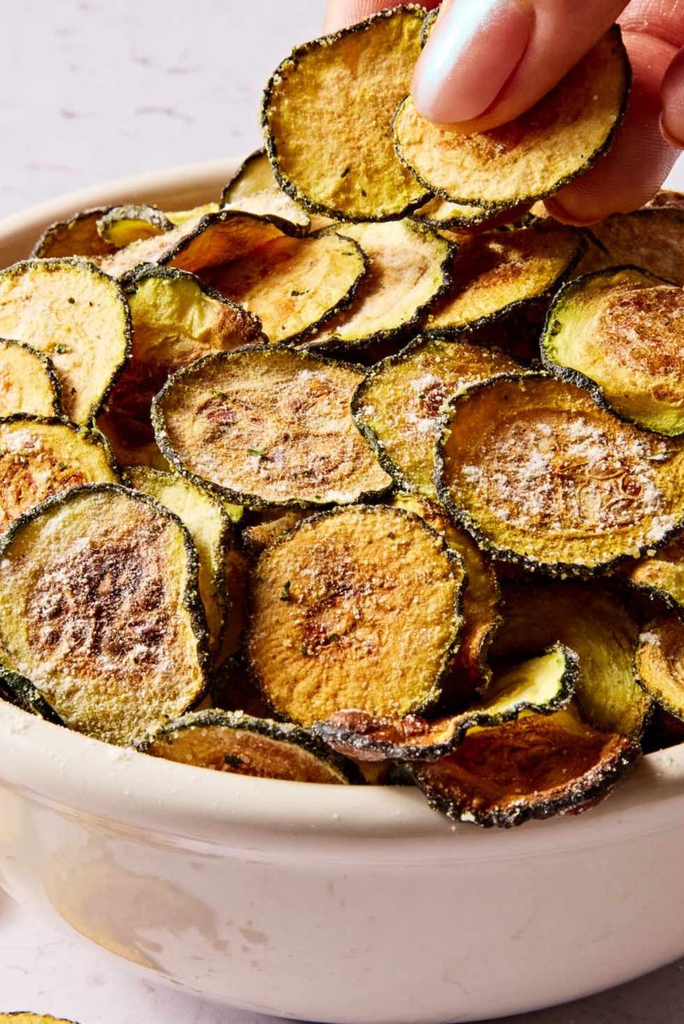 Cool Ranch Zucchini Chips-Cheap and Healthy Snack Recipes